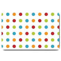 Polka-dots Large Doormat  by nateshop