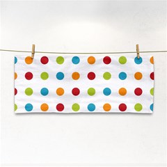 Polka-dots Hand Towel by nateshop