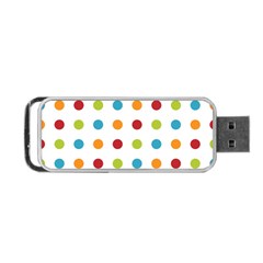 Polka-dots Portable Usb Flash (two Sides) by nateshop