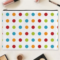 Polka-dots Cosmetic Bag (xxxl) by nateshop