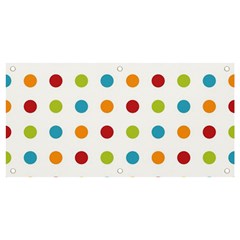 Polka-dots Banner And Sign 4  X 2 