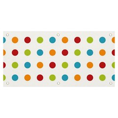 Polka-dots Banner And Sign 6  X 3 