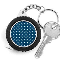 Polka-dots-blue White Measuring Tape by nateshop