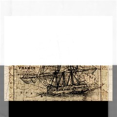 Ship Map Navigation Vintage Rectangular Jigsaw Puzzl