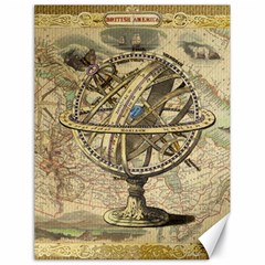 Map Compass Nautical Vintage Canvas 18  X 24  by Sapixe