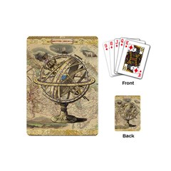 Map Compass Nautical Vintage Playing Cards Single Design (mini)