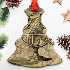 Map Compass Nautical Vintage Ornament (christmas Tree) 