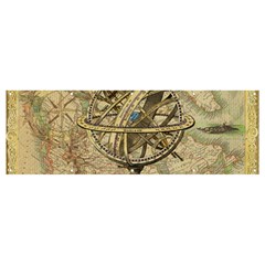 Map Compass Nautical Vintage Banner And Sign 12  X 4  by Sapixe