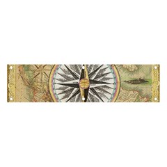 Map Vintage Nautical Collage Banner And Sign 4  X 1 