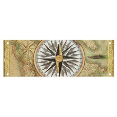 Map Vintage Nautical Collage Banner And Sign 6  X 2  by Sapixe