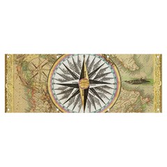 Map Vintage Nautical Collage Banner And Sign 8  X 3 