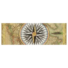 Map Vintage Nautical Collage Banner And Sign 12  X 4  by Sapixe