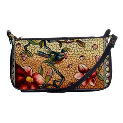 Flower Cubism Mosaic Vintage Shoulder Clutch Bag by Sapixe