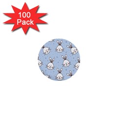 Rabbits 1  Mini Buttons (100 Pack)  by nateshop