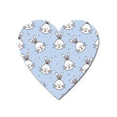 Rabbits Heart Magnet by nateshop