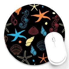 Seahorse Round Mousepads