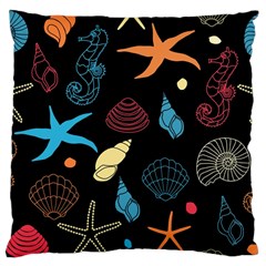 Seahorse Large Cushion Case (one Side)