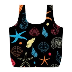 Seahorse Full Print Recycle Bag (l) by nateshop