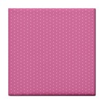 Seamless-pink Tile Coaster Front