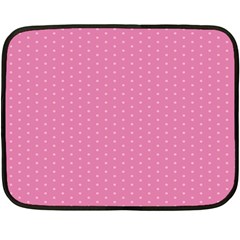 Seamless-pink Double Sided Fleece Blanket (mini)  by nateshop