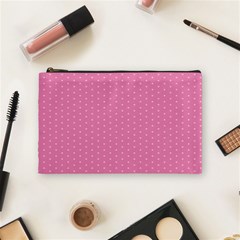 Seamless-pink Cosmetic Bag (medium) by nateshop