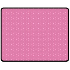 Seamless-pink Double Sided Fleece Blanket (medium)  by nateshop