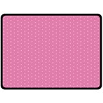 Seamless-pink Double Sided Fleece Blanket (Large)  80 x60  Blanket Front