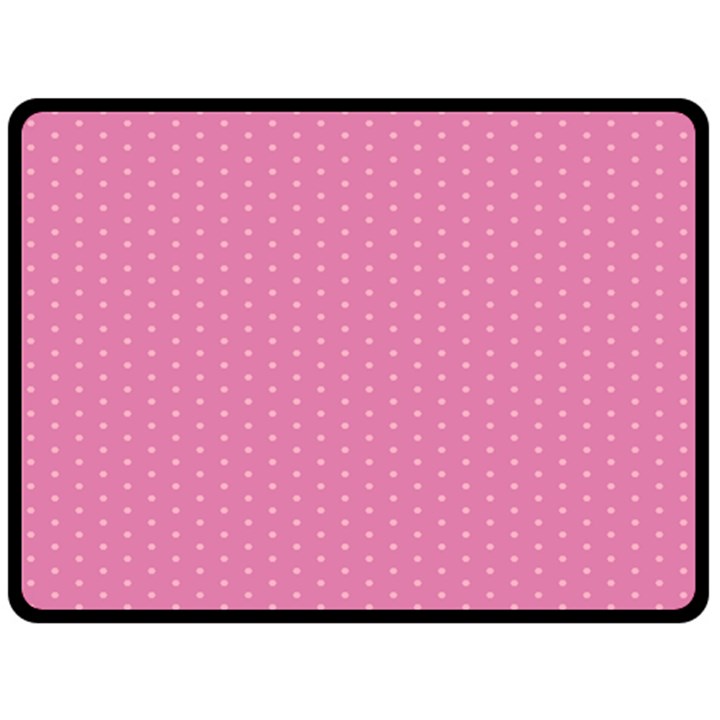 Seamless-pink Double Sided Fleece Blanket (Large) 