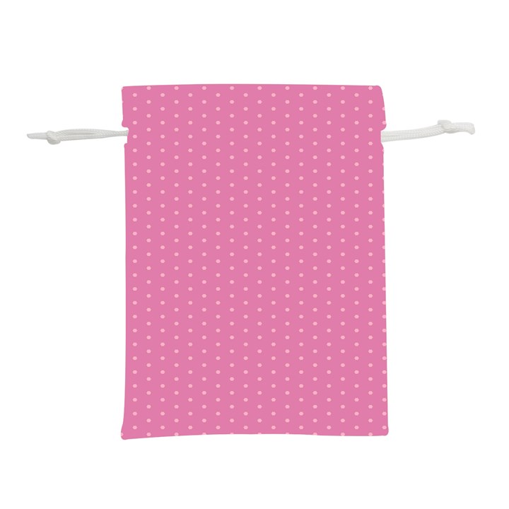 Seamless-pink Lightweight Drawstring Pouch (L)