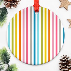 Stripes Ornament (round) by nateshop