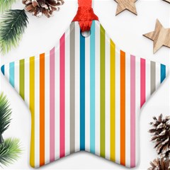 Stripes Ornament (star) by nateshop