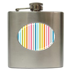 Stripes Hip Flask (6 Oz) by nateshop