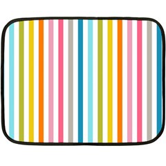 Stripes Double Sided Fleece Blanket (mini)  by nateshop