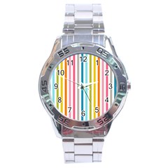 Stripes Stainless Steel Analogue Watch by nateshop