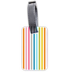 Stripes Luggage Tag (two Sides) by nateshop