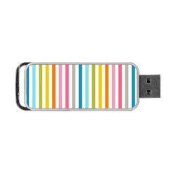 Stripes Portable Usb Flash (two Sides) by nateshop