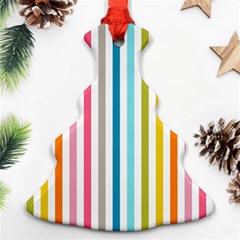 Stripes Ornament (christmas Tree)  by nateshop