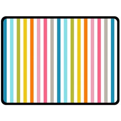 Stripes Double Sided Fleece Blanket (large)  by nateshop