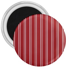 Stripes-red 3  Magnets by nateshop