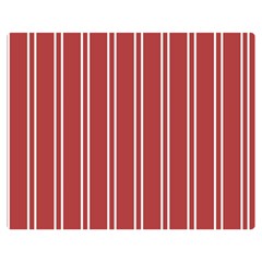 Stripes-red Double Sided Flano Blanket (medium)  by nateshop