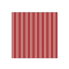 Stripes-red Satin Bandana Scarf 22  X 22  by nateshop