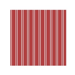 Stripes-red Square Satin Scarf (30  X 30 ) by nateshop