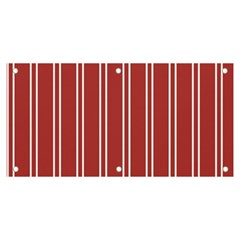 Stripes-red Banner And Sign 6  X 3 