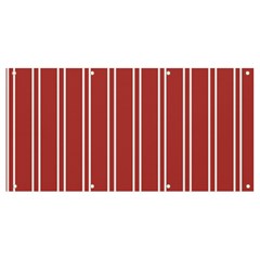 Stripes-red Banner And Sign 8  X 4  by nateshop