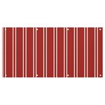 Stripes-red Banner and Sign 8  x 4  Front