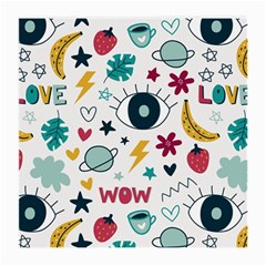 Wallpaper-love-eye Medium Glasses Cloth by nateshop