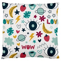 Wallpaper-love-eye Standard Flano Cushion Case (one Side) by nateshop