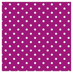 Polka-dots-purple White Lightweight Scarf  by nateshop