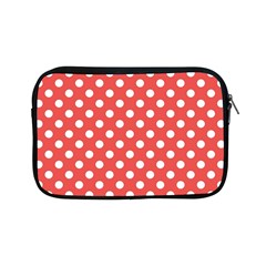 Polka-dots-red White,polkadot Apple Ipad Mini Zipper Cases by nateshop