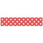 Polka-dots-red White,polkadot Small Flano Scarf Front